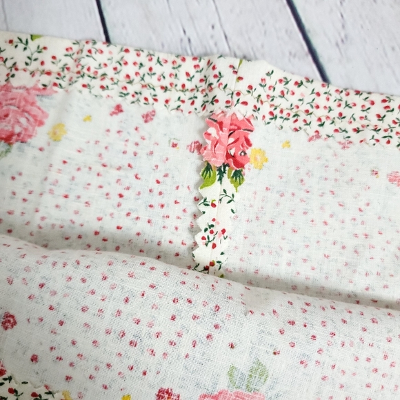 Vintage 70s Prairie Skirt Floral maxi Aline - Picture 8 of 8